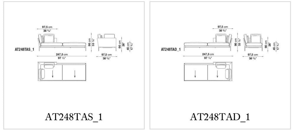 Ткань Dormeuse B&B Italia Атолл ARCH-00091092 - Вид №3