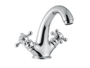 Хромированный латунный смеситель для раковины с одним отверстием