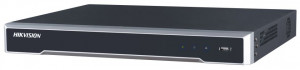 DS-7616NI-K2 16-ти канальный ip-видеорегистратор, видеовход 16 каналов, аудиовход 1 rca, видеовыход 1 vga 1080р, 1 hdmi 4к, аудиовыход 1 rca, вх поток 160мб/с, исх поток 160мб/с, разрешение записи до 8мп, синхр.воспр. 2 канала@8мп, 2 hdd 6тб, трев 4/1, 1