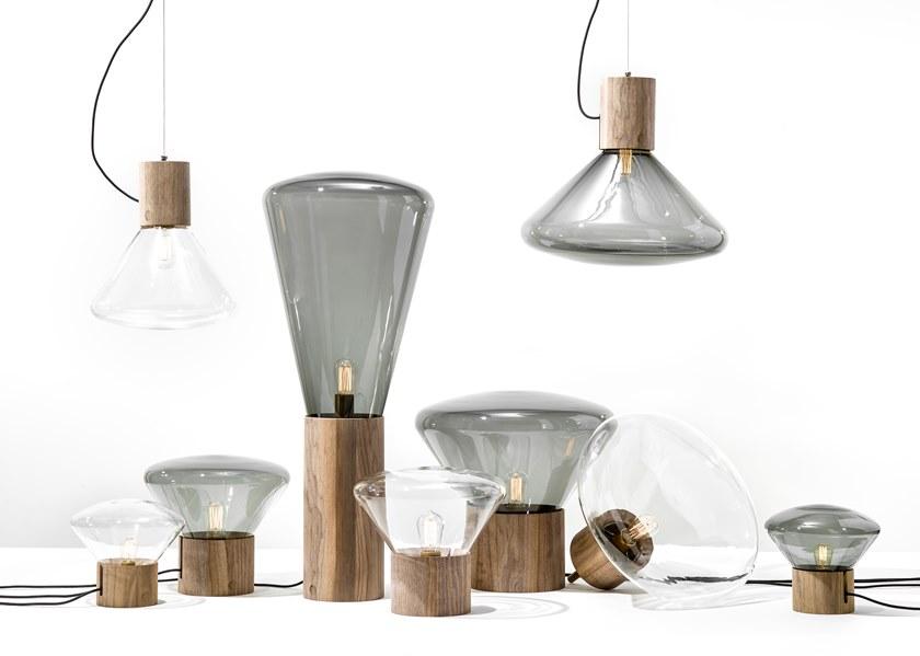 BROKIS Настольная светодиодная лампа из дерева и стекла Muffins sun-id-1463499 - Вид №3