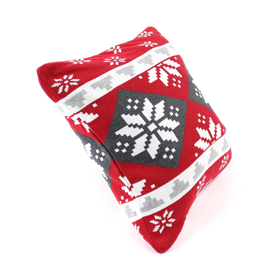 Подушка с орнаментом Christmas story, 45х45 см Enjoyme ENNY0057 - Вид №1