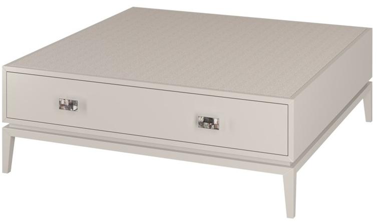 FRATO Низкий лакированный деревянный журнальный столик с вещевым ящиком  Ffu080007aag  - Вид №1