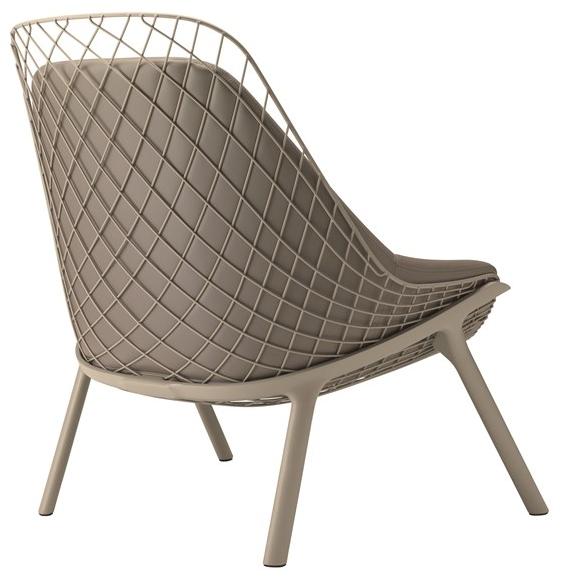 Alias Стальное кресло с порошковым покрытием с подлокотниками Gran kobi sun-id-1357096 - Вид №4