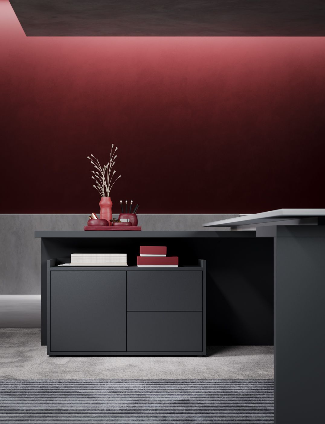 Исполнительный стол PROF тонкий ARCH-00139828 - Вид №4