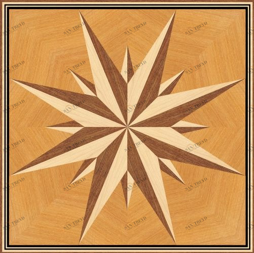 Художественный паркет Da Vinci Розетка 26-200 Дуб Селект (Гладкая) 1000х1000 мм 260090200