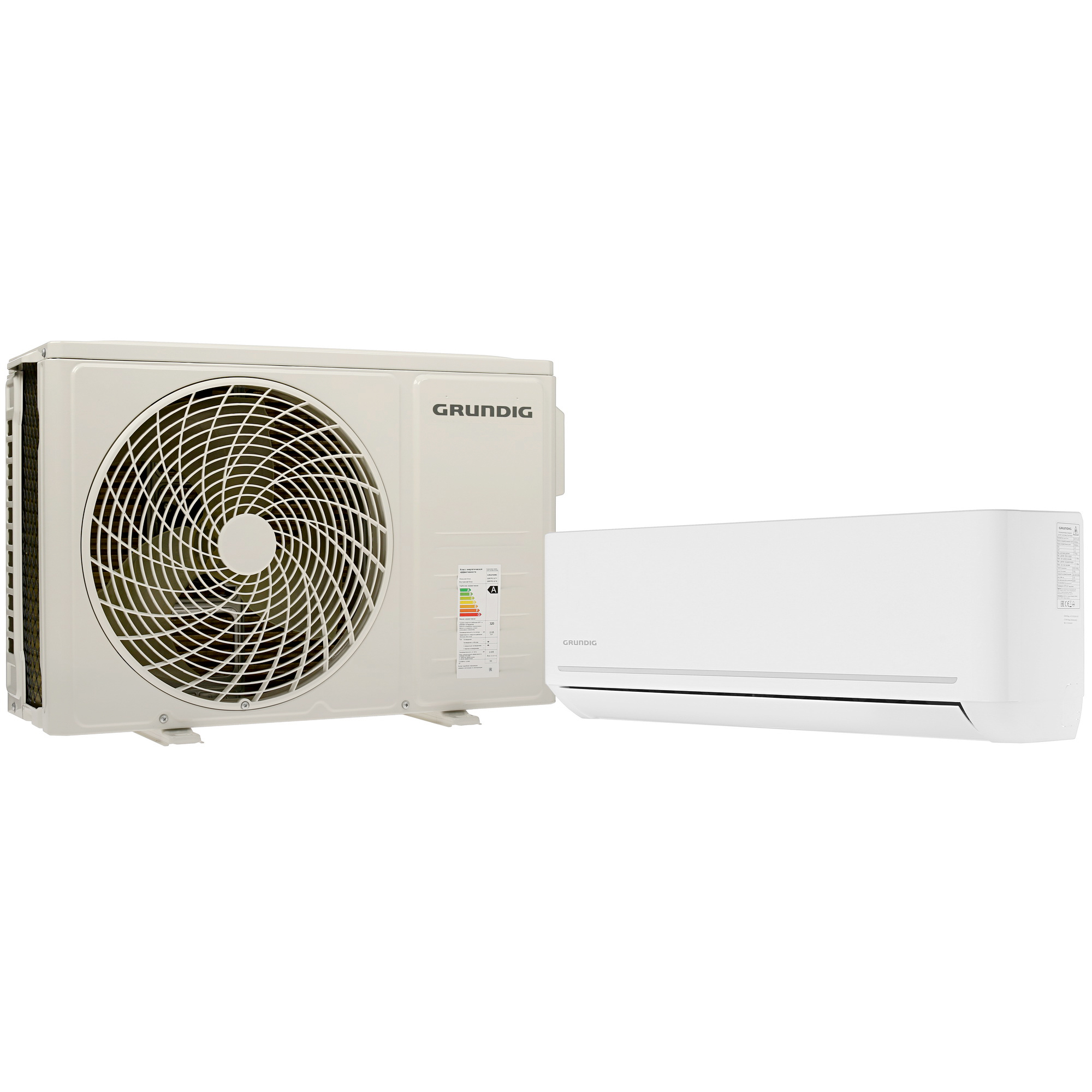 5401450 Кондиционер настенный сплит-система Grundig GRFPO 070/GRFPO 071 белый STDN-0006810
