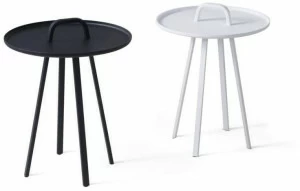 Montis Низкий круглый металлический журнальный столик Tor