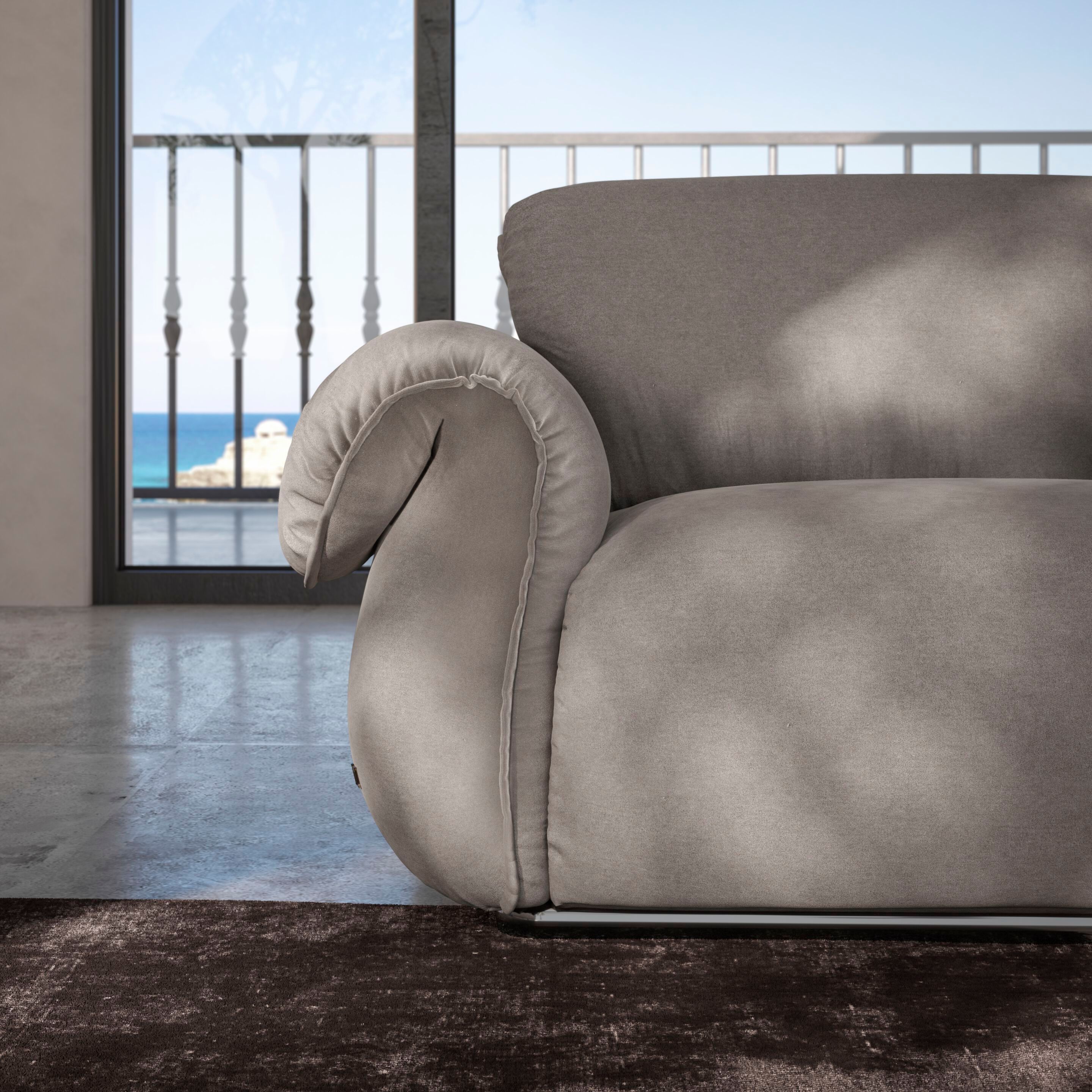 Модульный угловой диван из ткани Natuzzi Italia Icon ARCH-00037694 - Вид №2