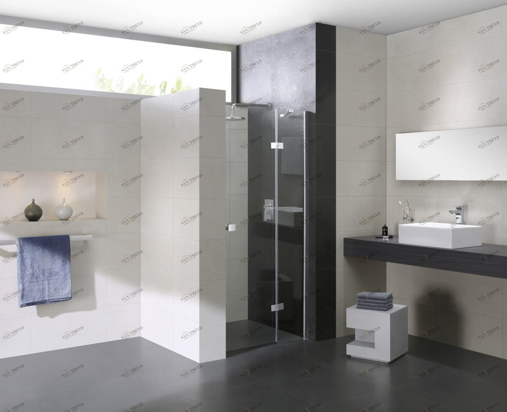 Душевая дверь CEZARES CRYSTAL-S-B-12-120-C-Cr-R