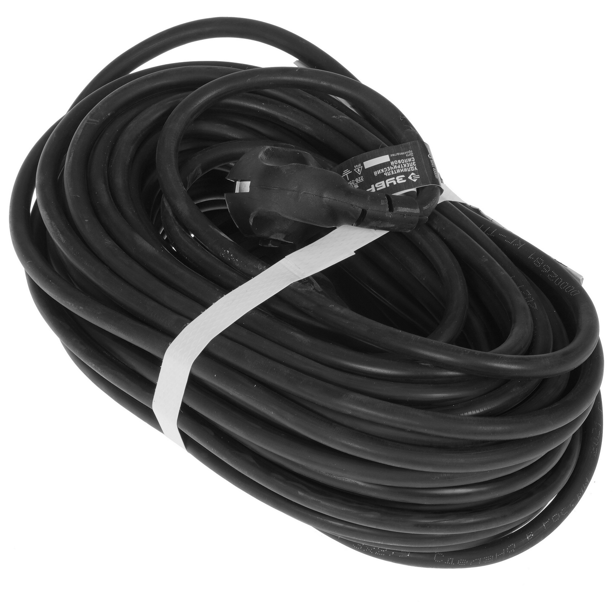 Удлинитель силовой Зубр 55017-20 черный 5319908 STDN-0008515