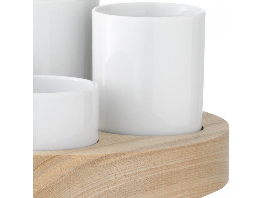 Набор для закусок 18 см белый Lotta LSA INTERNATIONAL ДИЗАЙНЕРСКИЕ 00-3869996 Белый  - Вид №3