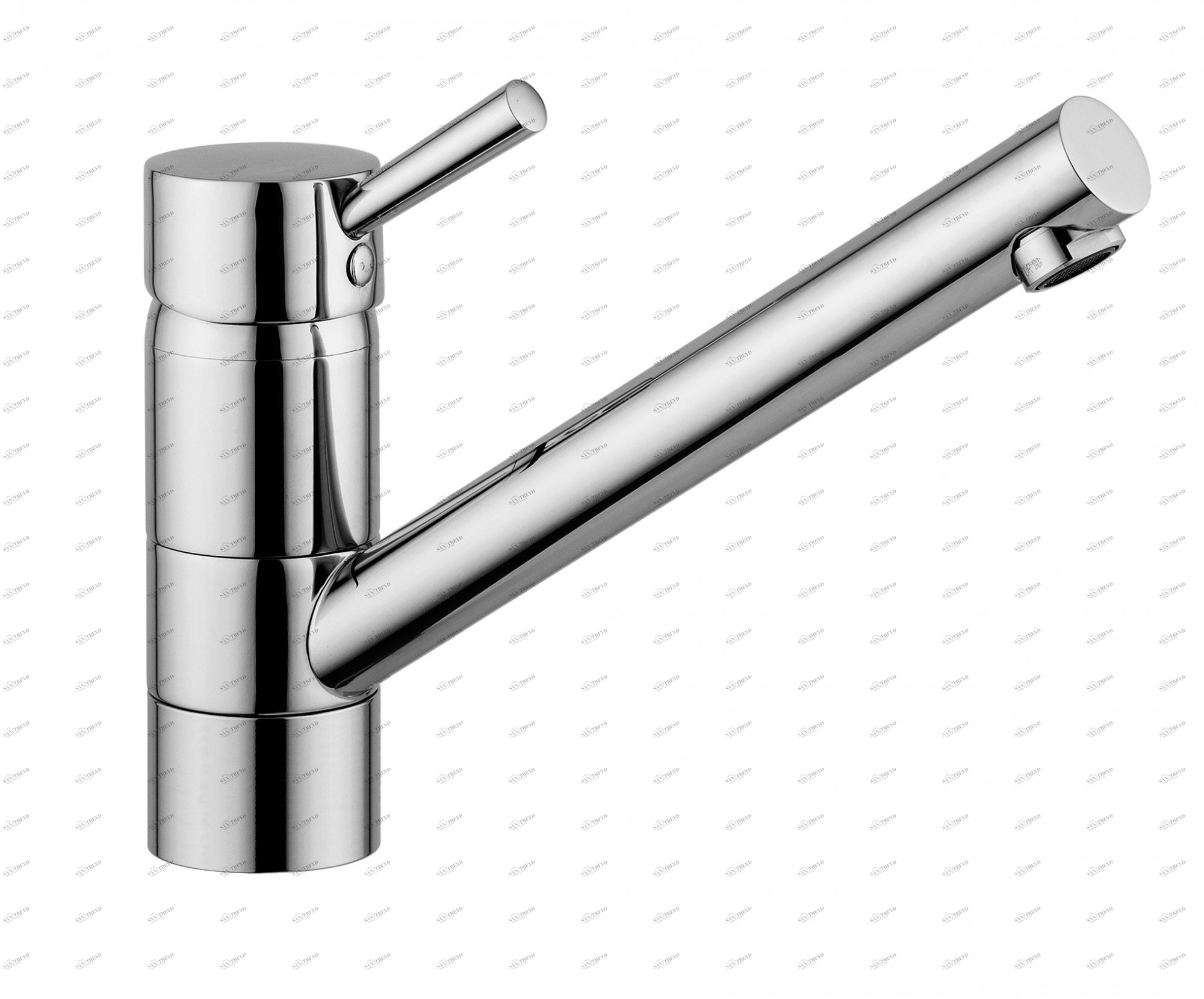 Латунь. 293/1. Смеситель для кухонной мойки Quadrodesign Brass