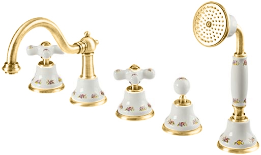 Смеситель MIGLIORE Provance ml.pro-8880 для ванны на 5 отверстий, хром ml.pro-8880.CR - Вид №1