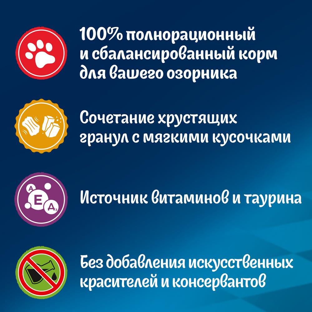 ПР0042236 Корм Двойная Вкуснятина с мясом, сух. 300 г FELIX  - Вид №3