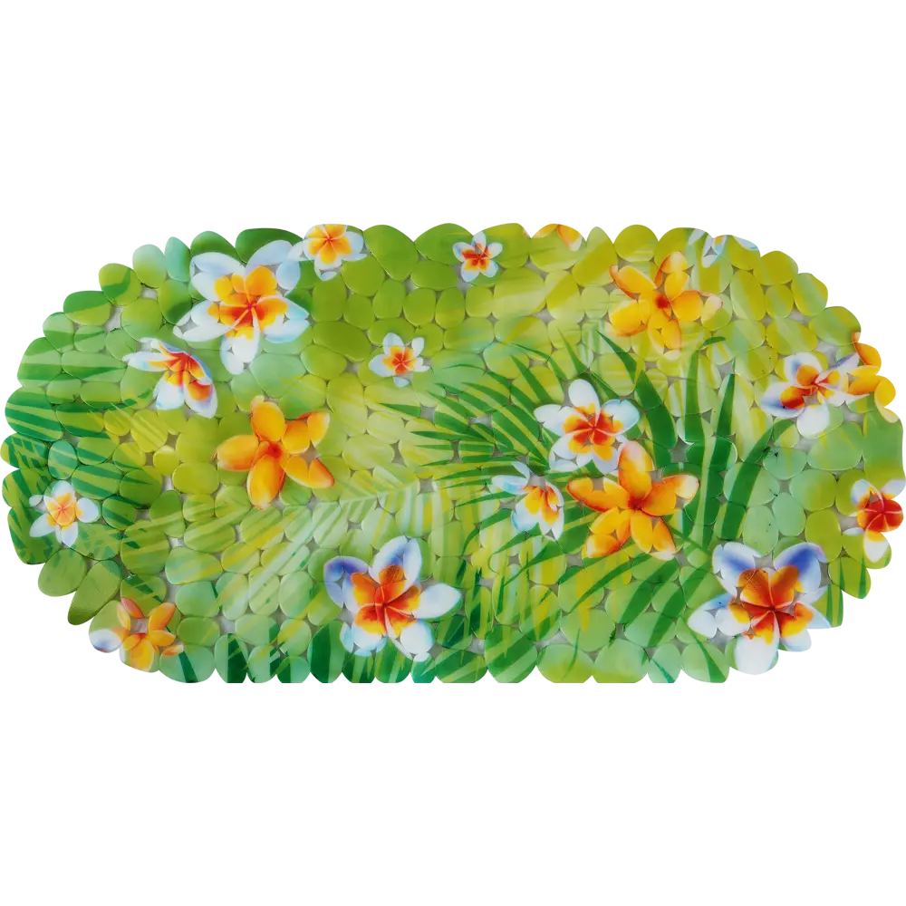 Коврик для ванной комнаты Paradise FV12 36x69 см цвет зелёный 82223438 STLM-2205584 Santreyd Без серии