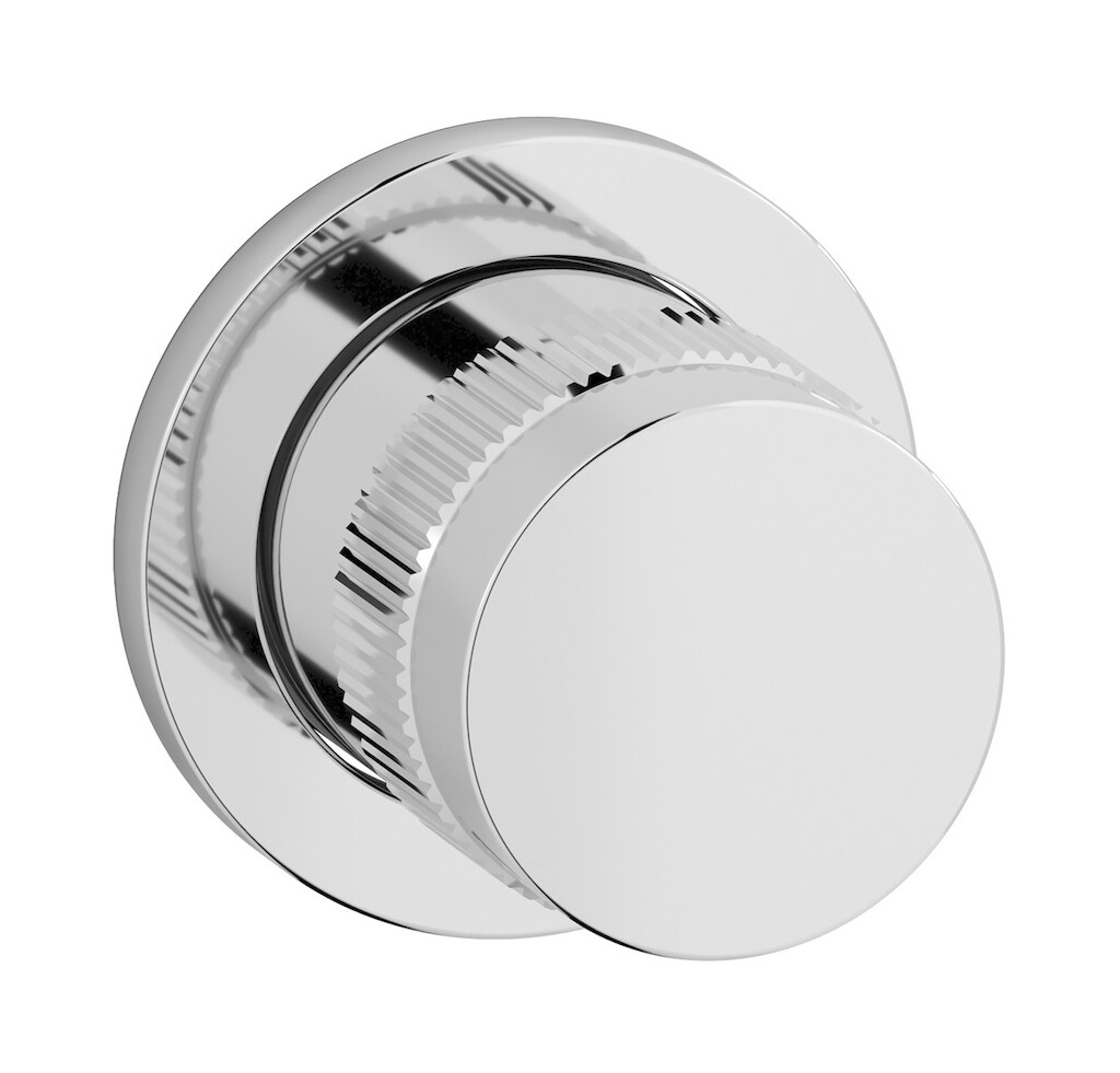 Комплект внешних частей настенного прогрессивного смесителя на 1 потребителя. WE ARE IB rx305cc Chrome Reflex