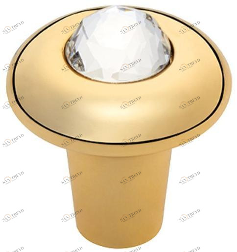 LINEA CALI' Ручка из латуни с кристаллами Elika crystal sun-id-1451899