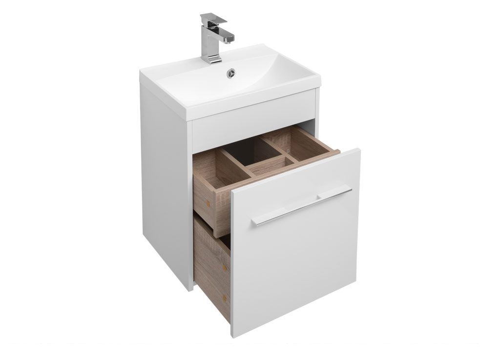 Тумба под раковину Aquanet Августа 50 белый sun-id-275312 - Вид №3