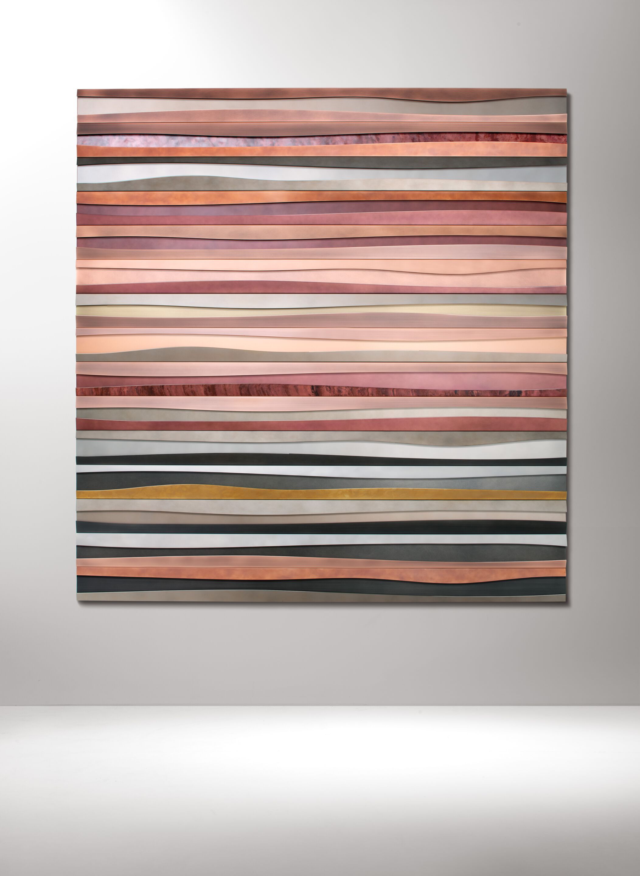 Модульное трехмерное металлическое покрытие DE CASTELLI SEDIMENTI ARCH-00055333 - Вид №1