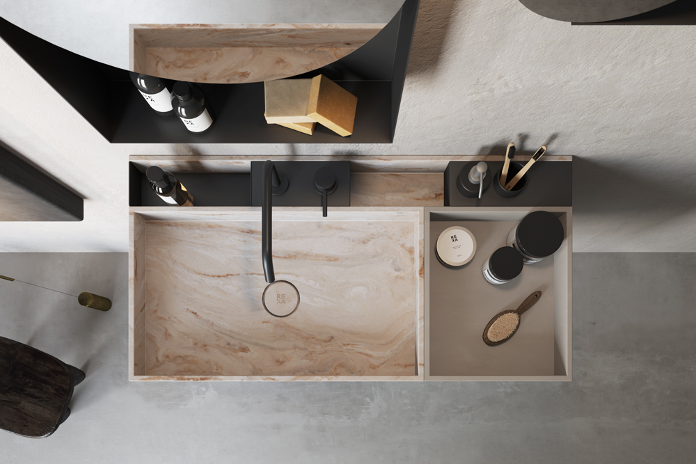 Rexa Design Подставка с дозатором и держателем для зубных щеток REXA-ST315  - Вид №2