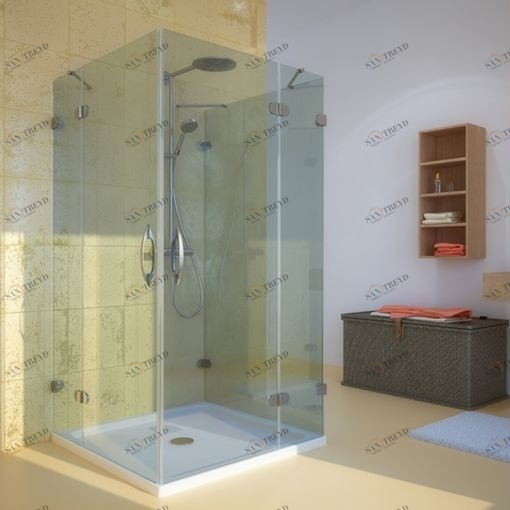 Душевая кабина 100x100 GK-005 стекло прозрачное GUTEWETTER LUX SQUARE 100X100GK005