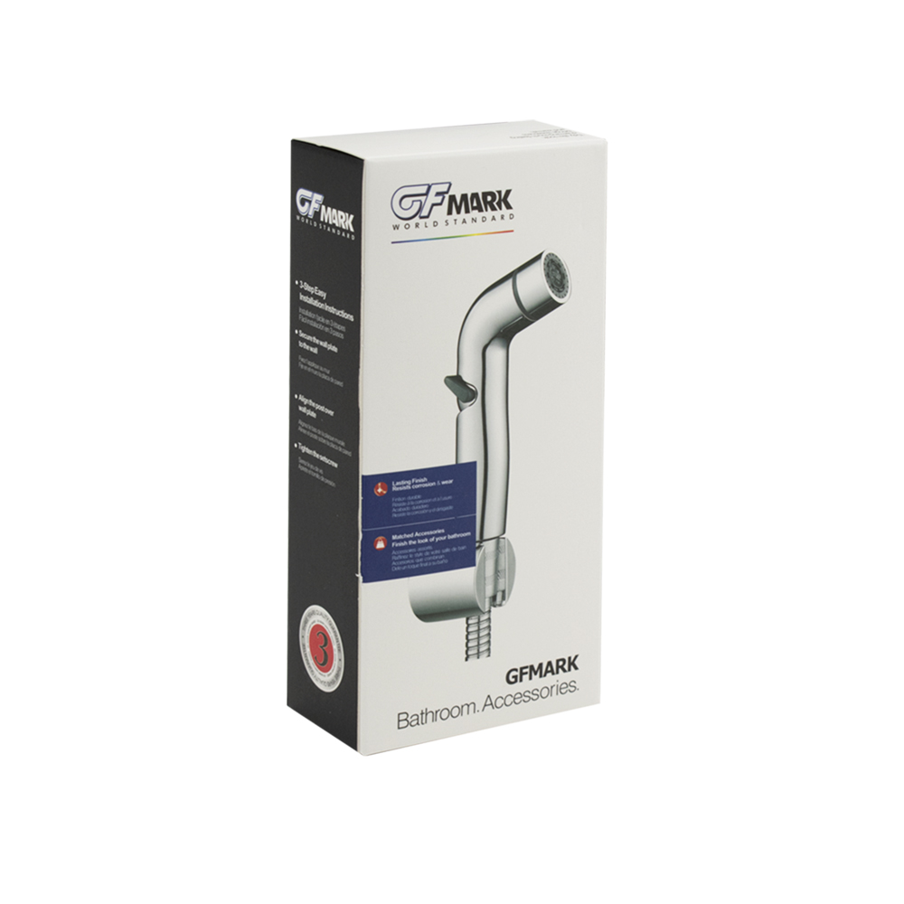 GFmark - Лейка гигиеническая, из нержавеющей стали, для биде, код: 6039  - Вид №1