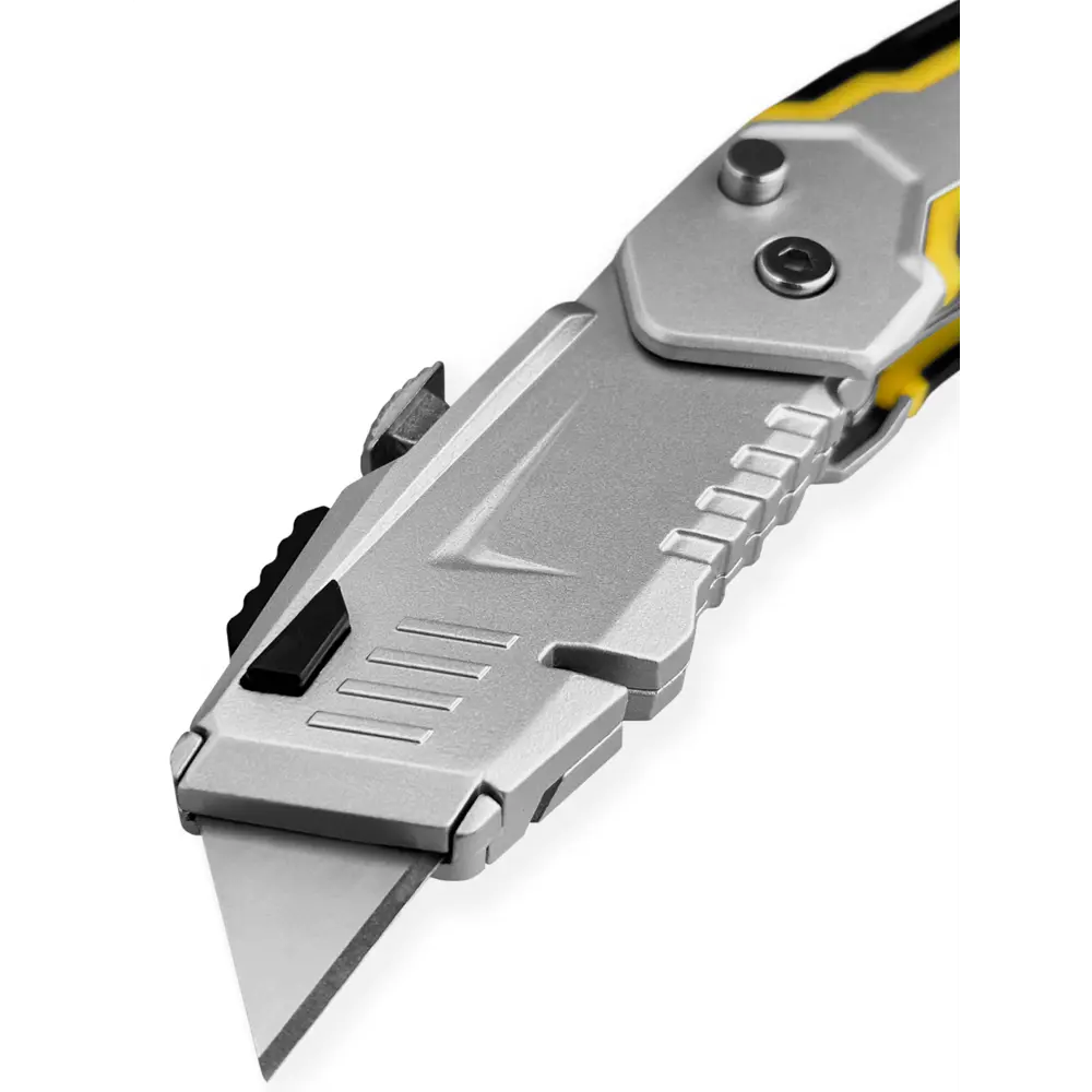 Нож строительный Vertextools 0044-18-29 металлический корпус трапециевидное лезвие 218 мм STLM-2163595 - Вид №3