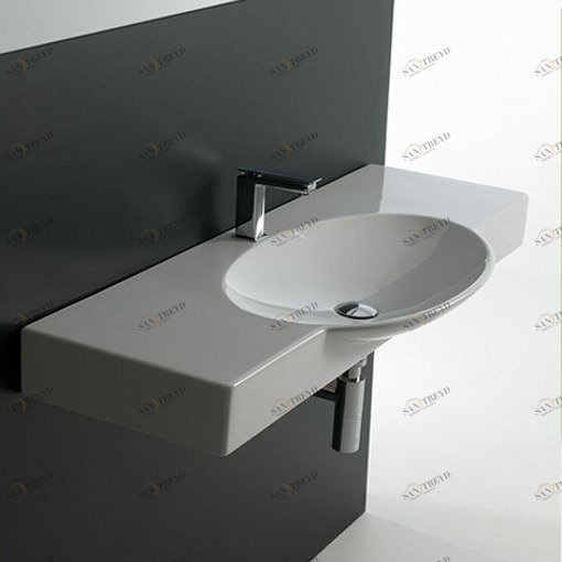 SWL003 Подвесная раковина настенная овальная ArtCeram  белая 