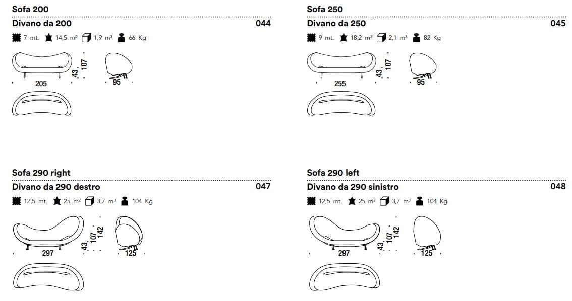 Диван из ткани или кожи MOROSO Виктория и Альберт ARCH-00128367 - Вид №2