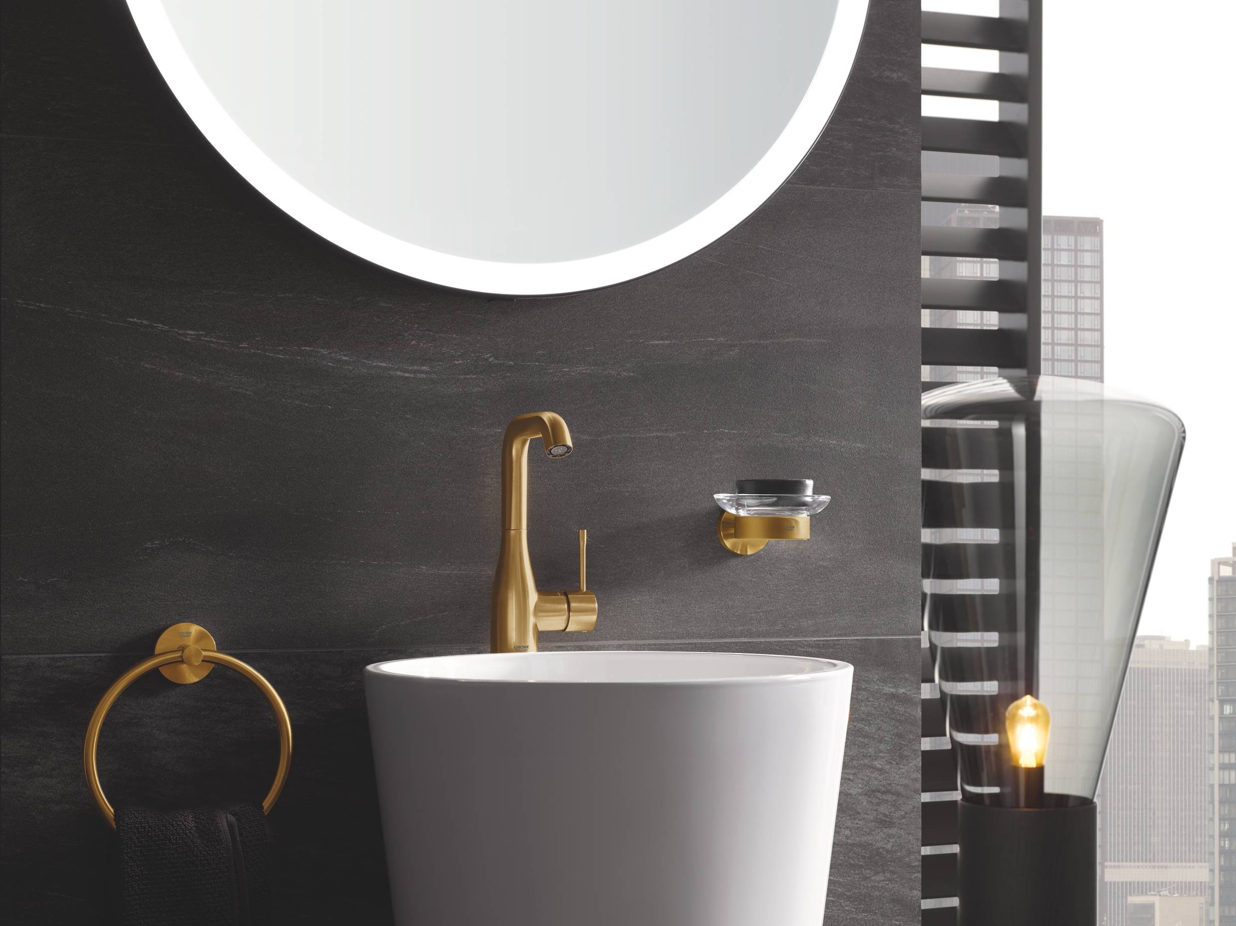 Смеситель для раковины GROHE Essence New, холодный рассвет матовый (32628GN1) - Вид №3