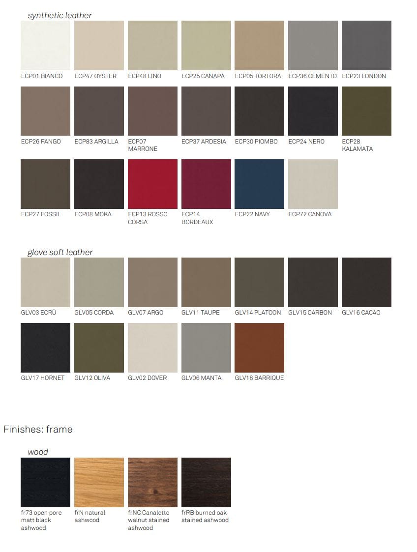 Кожаный мягкий стул Cattelan italia Magda ARCH-00025201 - Вид №2