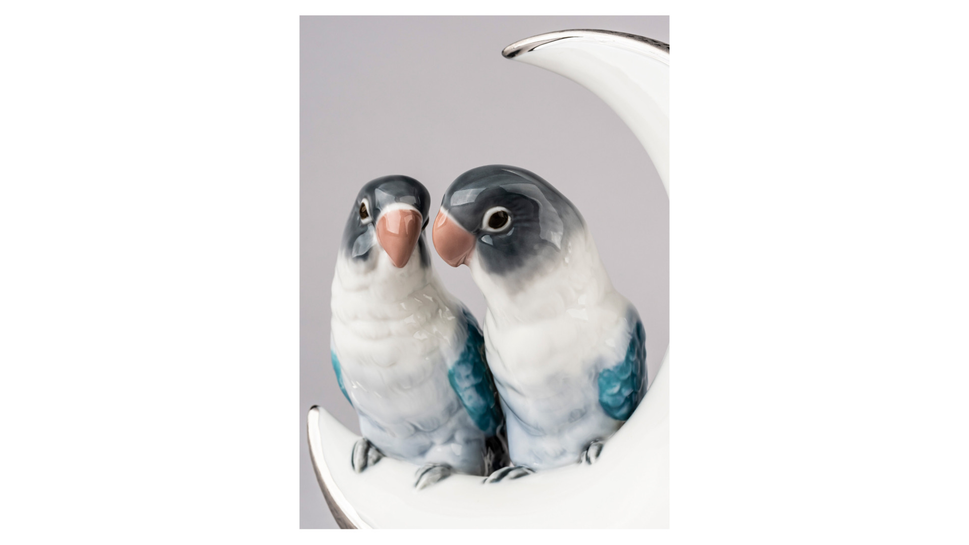 10669069 LLADRO Фигурка Lladro "Полетели на луну!" 16x15см, серебряный Фарфор Lladró  - Вид №1