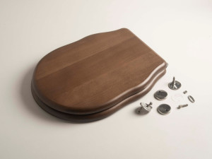 Сиденье для унитаза из грецкого ореха