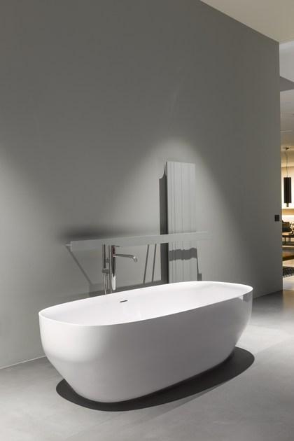 Antonio Lupi Design Отдельностоящая овальная ванна из керамики ceramilux® Ago Antoniolupi sun-id-1510248 - Вид №2