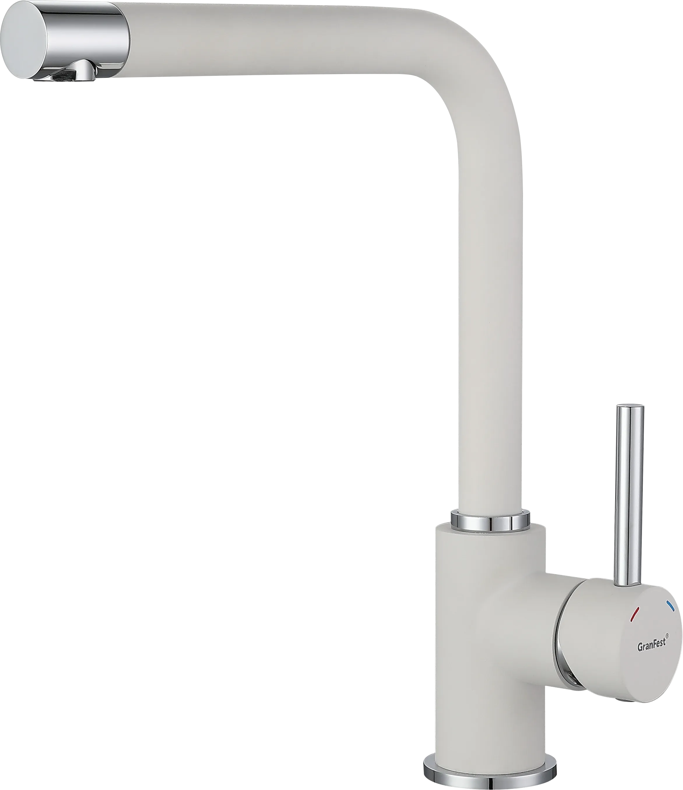 Кухонный смеситель 3651 иней GranFest 