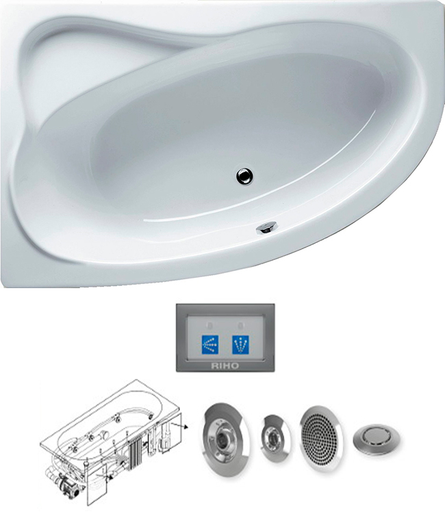 BA6300500000000_top1 Гидромассажная ванна Riho Lyra Santreyd - Вид №7