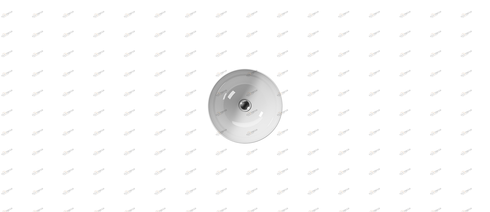 885211 Накладная раковина на столешницу  овальная GSI ceramica Pura