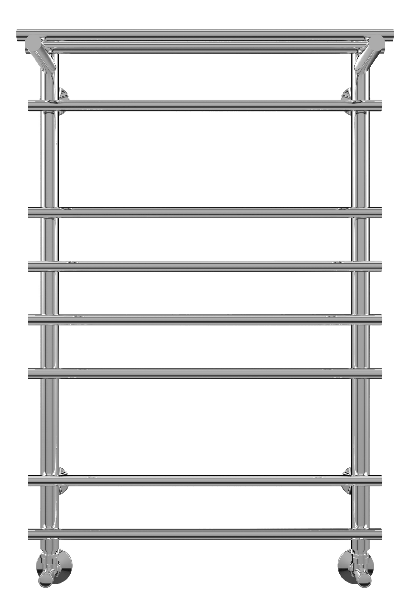 4670030723246 СТАНДАРТ Ватра с полкой П8 500х796 (2+4+2) Полотенцесушитель TERMINUS Нержавеющая сталь - Вид №1