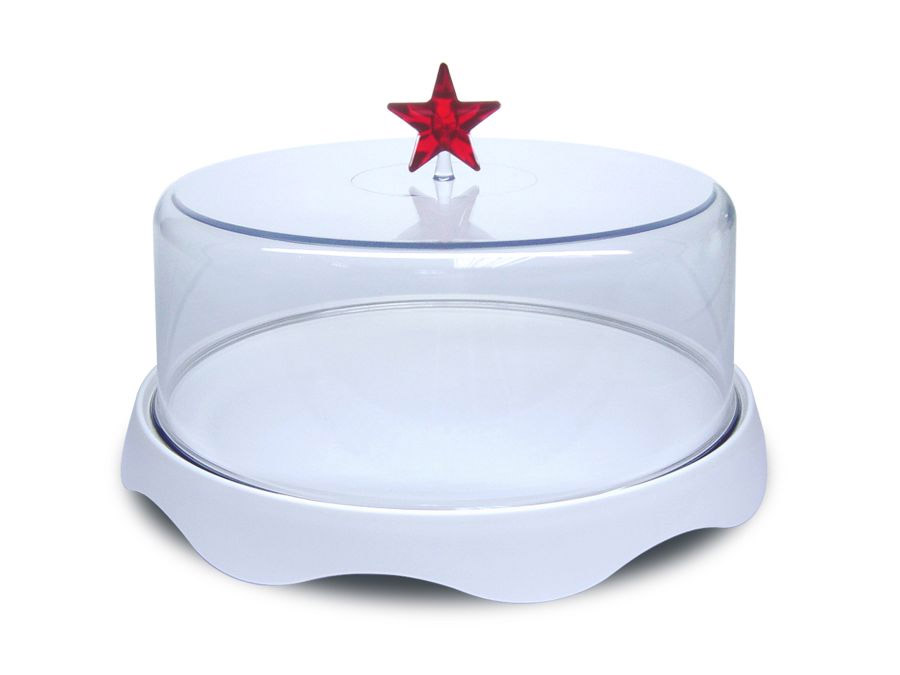 Тортовница белая подарочная средняя Merry Tray QUALY  00-3869542 Белый  - Вид №1