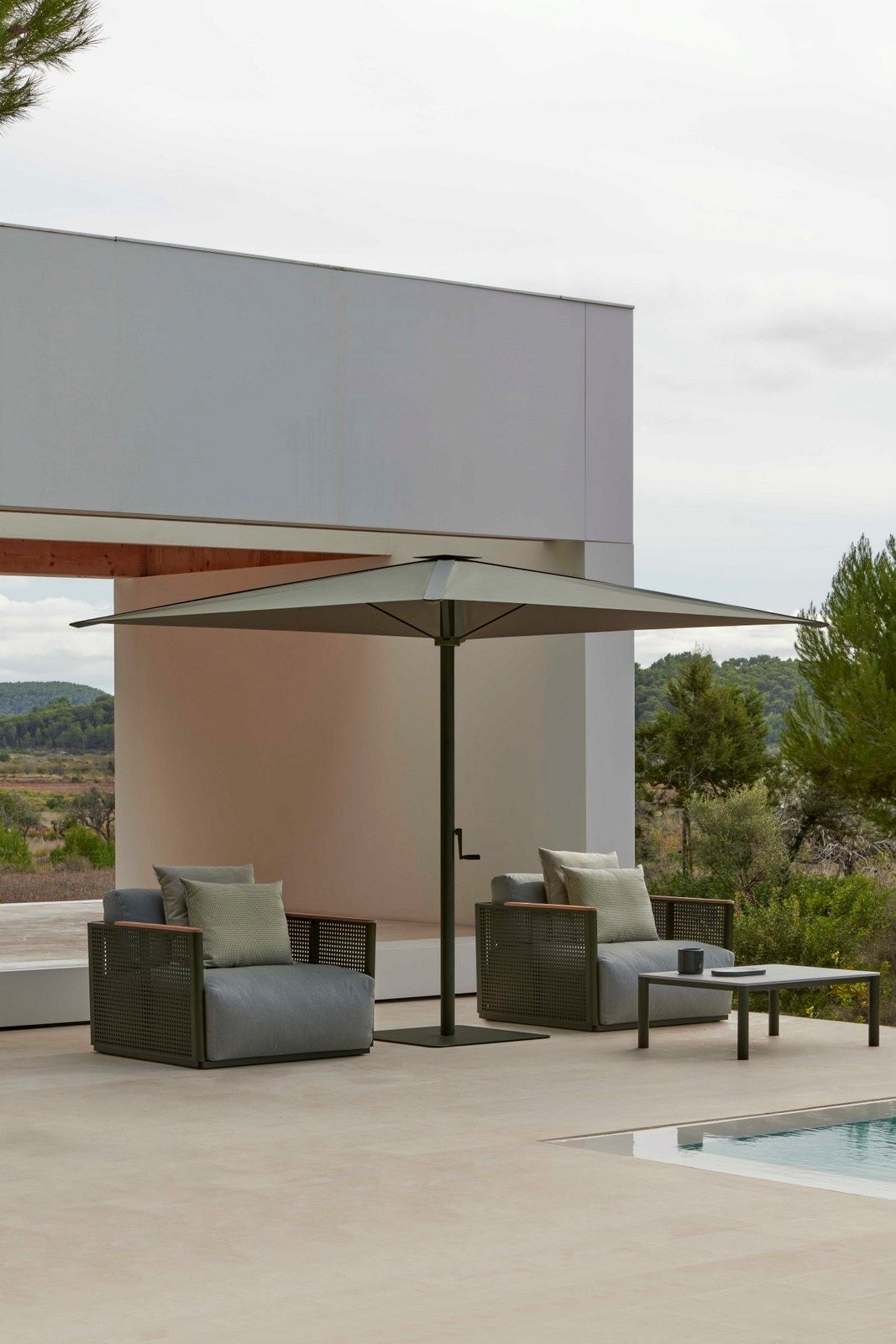 Садовый стул из ткани и алюминия с термокрытием GANDIABLASCO Bosc ARCH-00020197 - Вид №5