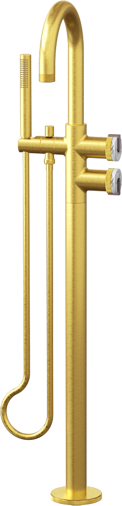 E-11554-R2MW-L1OX-BAU Смеситель напольный отдельностоящий (внешняя часть) GRAFF MOD+