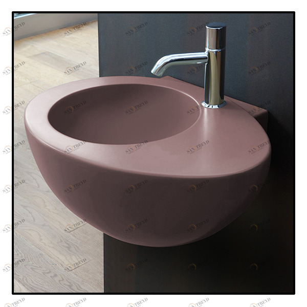 LGLS56CP Подвесная раковина настенная овальная Ceramica Cielo 