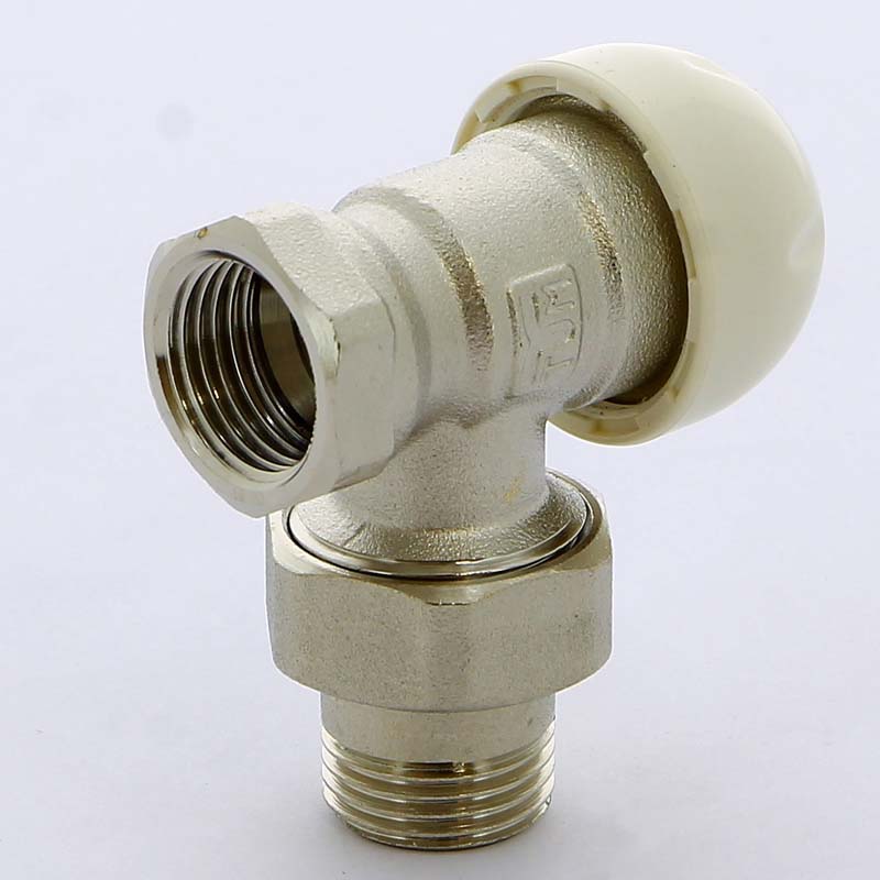 Вентиль НВ угловой для радиаторов обратный с разъемным соединением TIEMME 1/2" 3330006 - Вид №4