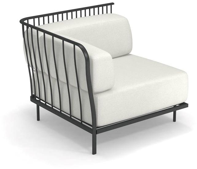 emu Угловое садовое кресло с тканевой обивкой Cannolè 1082 - 1083 - 1084 - Вид №4