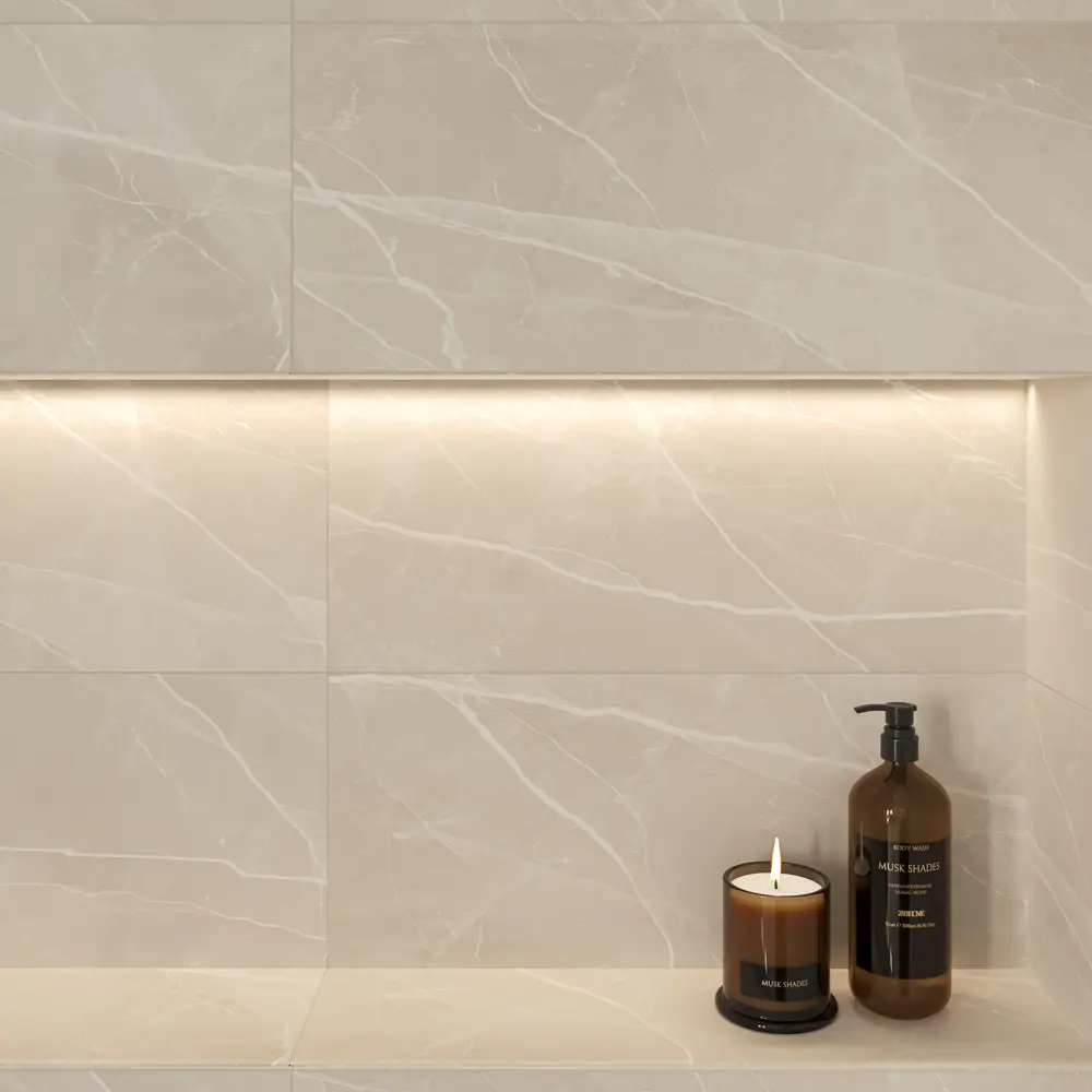 Настенная плитка Gracia Ceramica Breeze 25x60 см 1.2 м² глянцевая цвет бежевый STLM-2055848