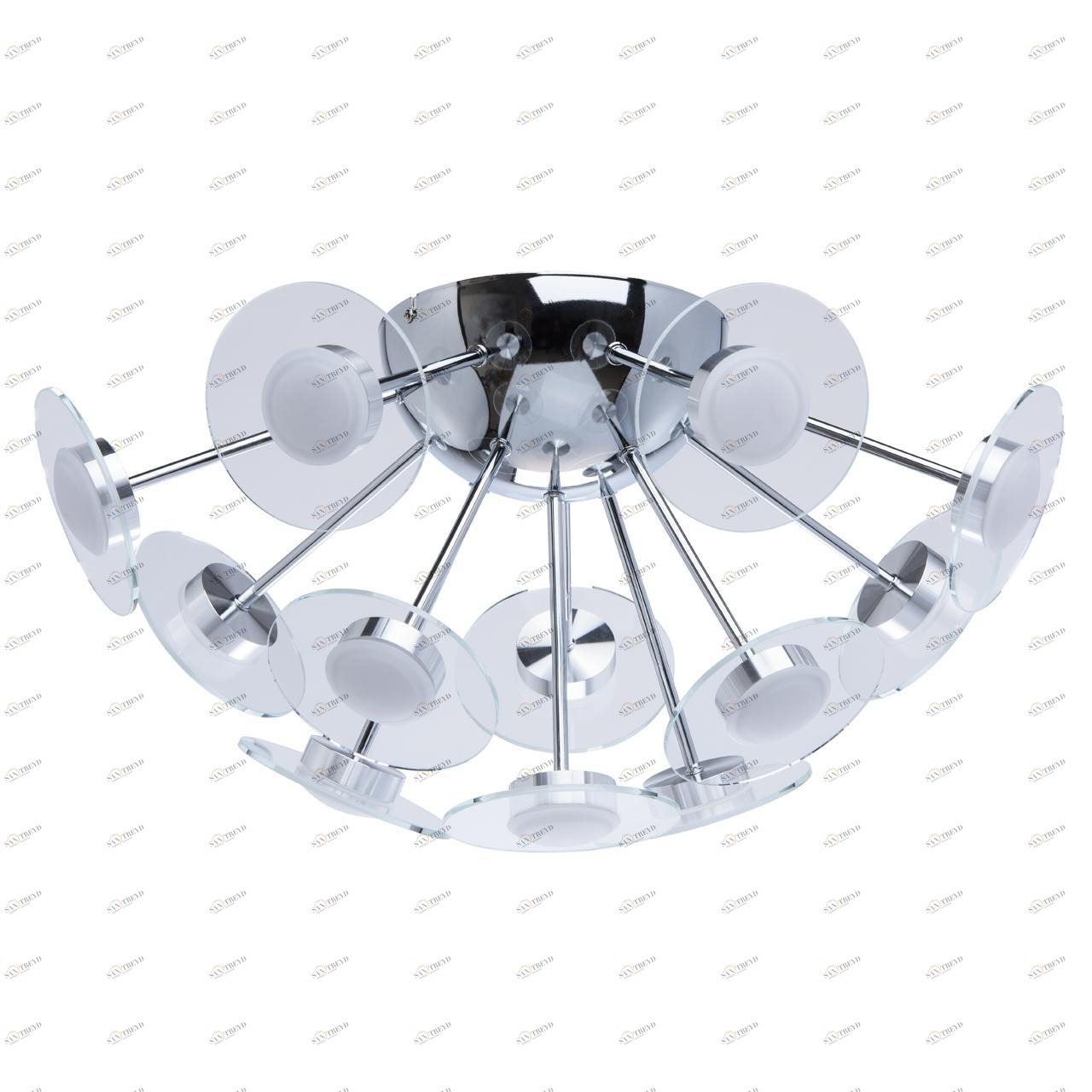 Потолочная люстра De Markt Граффити 18 678010912 DE MARKT ДИЗАЙНЕРСКИЕ, ГРАФФИТИ 183075 Хром 