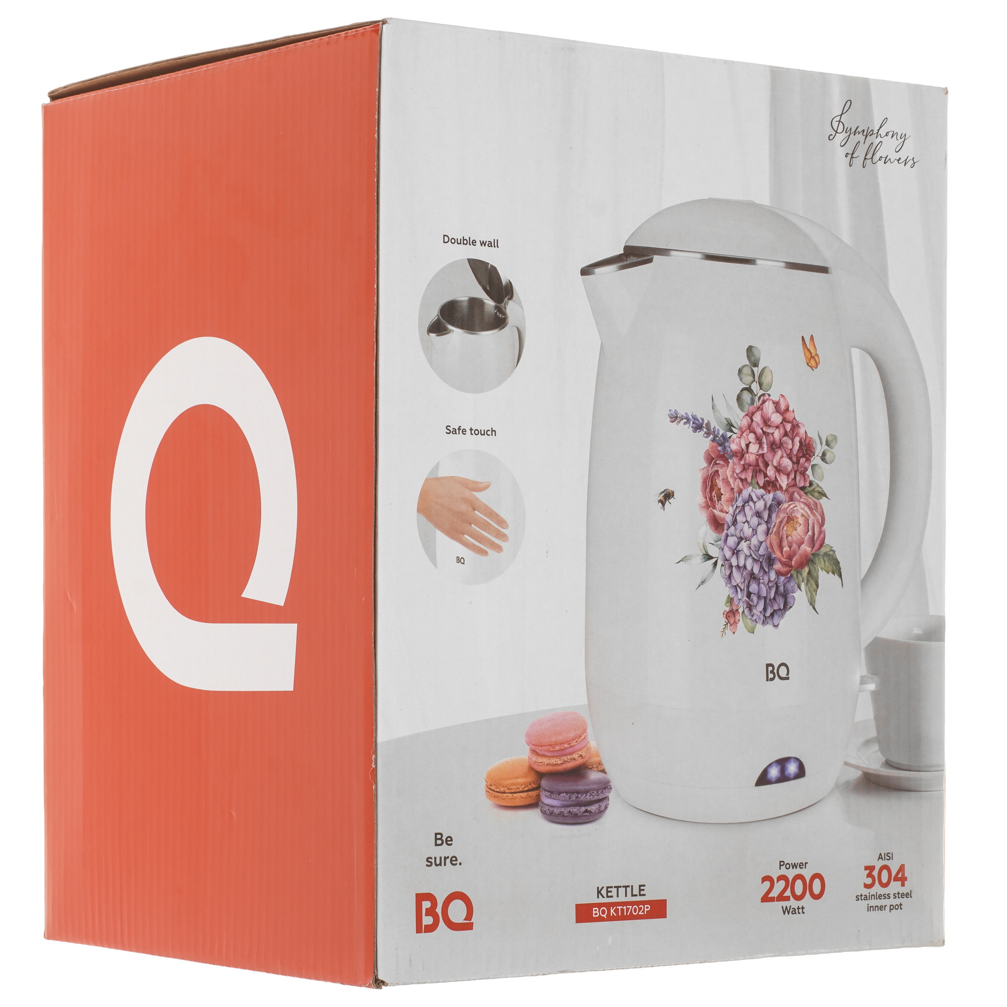 9173431 Электрочайник BQ KT1702P черный STDN-0136102 - Вид №5