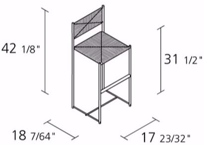Alias Соломенный стул с подставкой для ног Paludis sun-id-1409334 - Вид №4