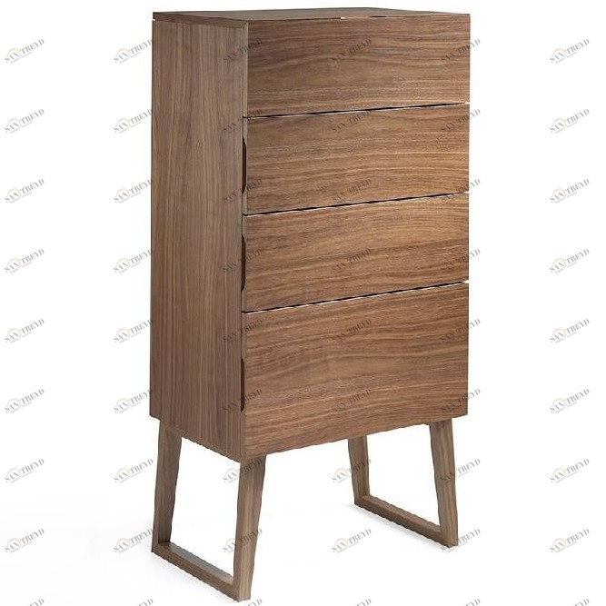 Комод высокий с ящиками орех CP1702-A от Angel Cerda ANGEL CERDA ДИЗАЙНЕРСКИЕ 148710 Коричневый;орех 