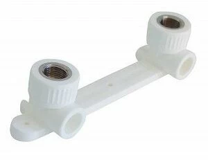 Водорозетка с планкой KALDE D20х1/2" полипропиленовая белая b04